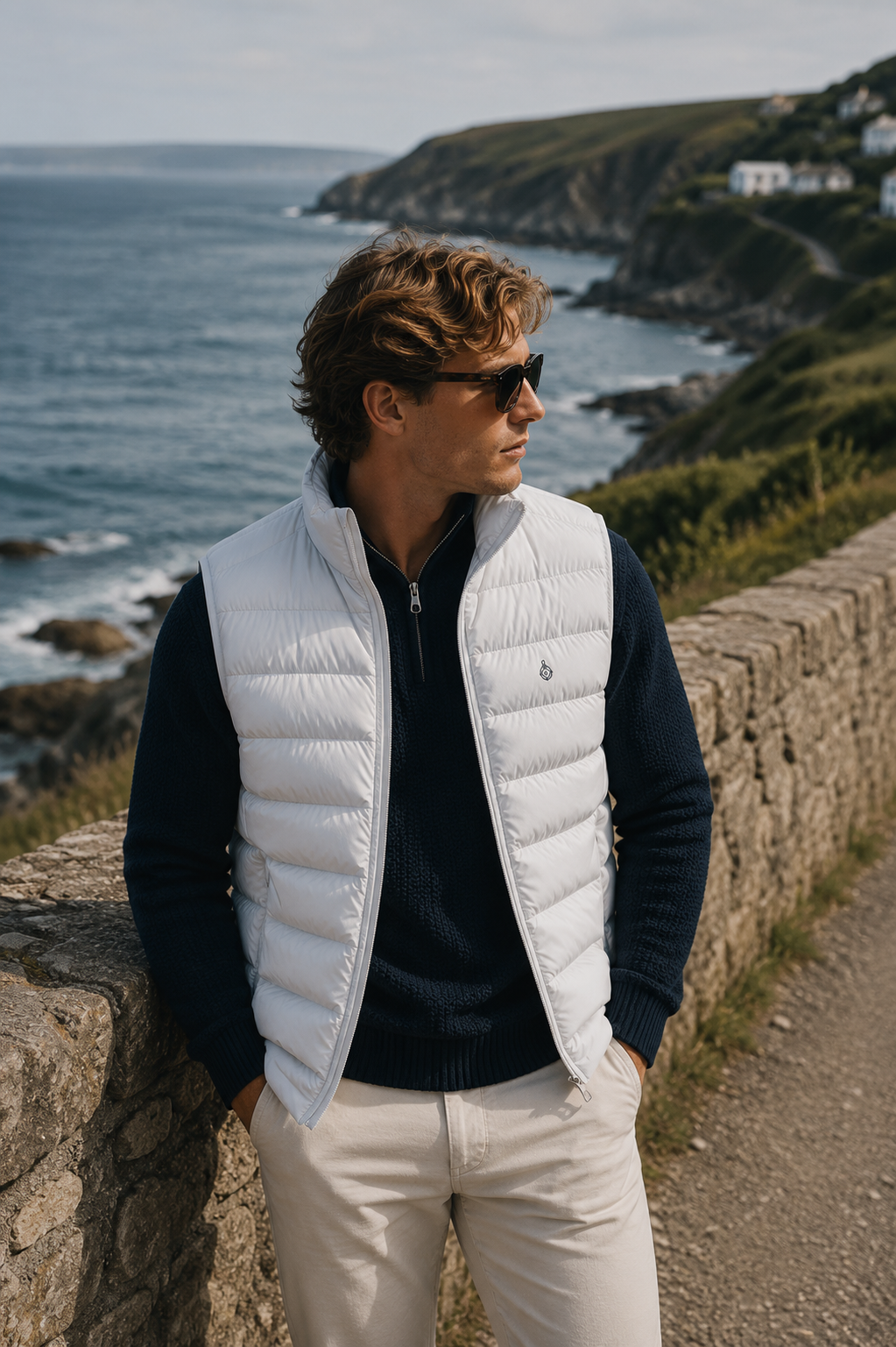 Coast Off White Climber Body Warmer