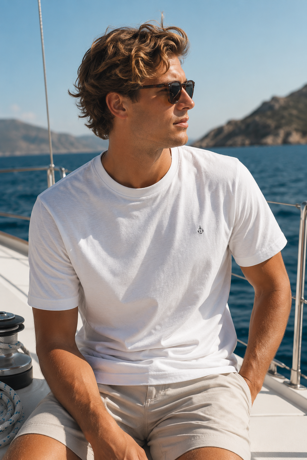Coast White Cotton-TENCEL™ T Shirt